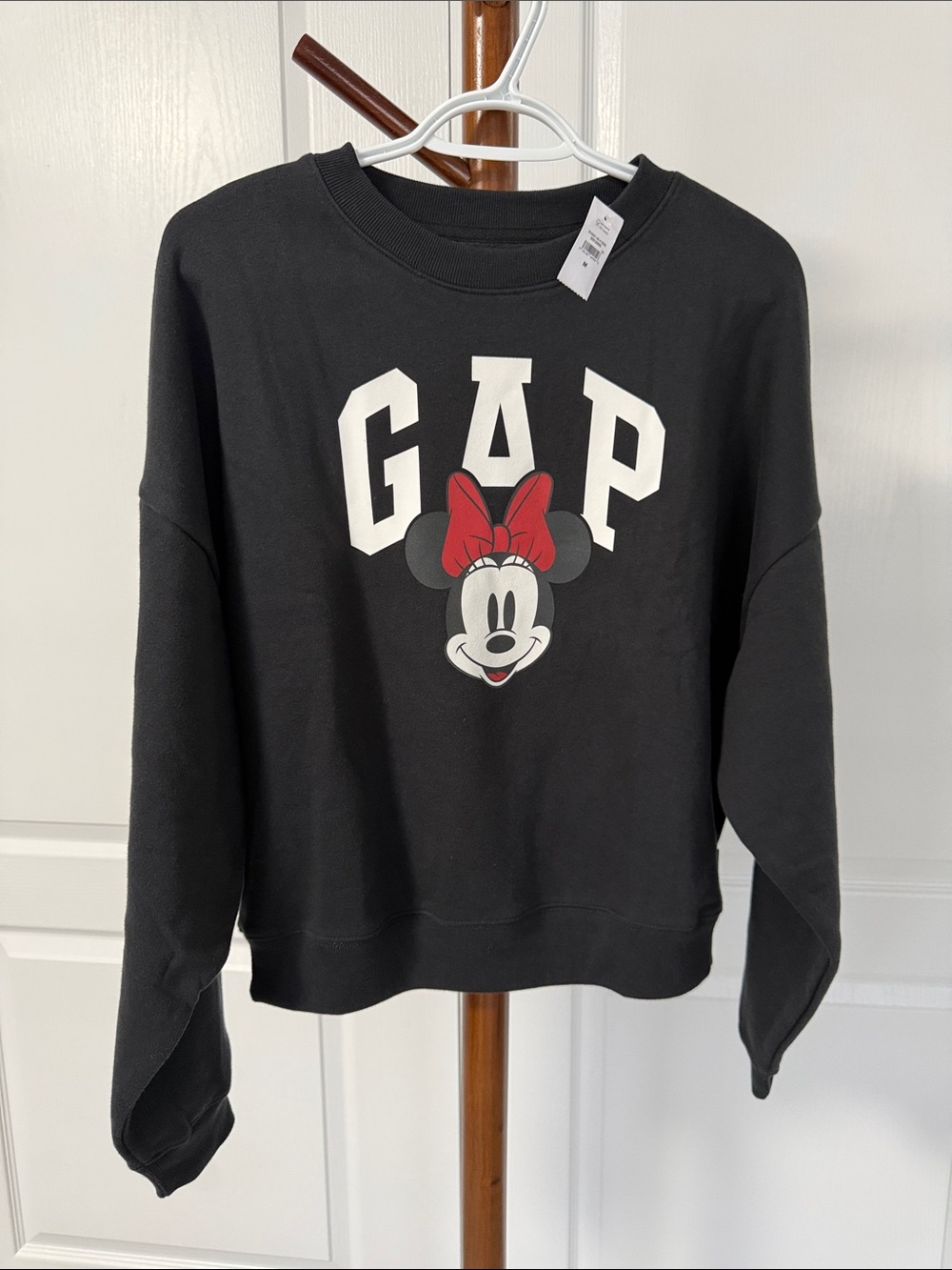 GAP Minnie Mouse Black Graphic Sweatshirt